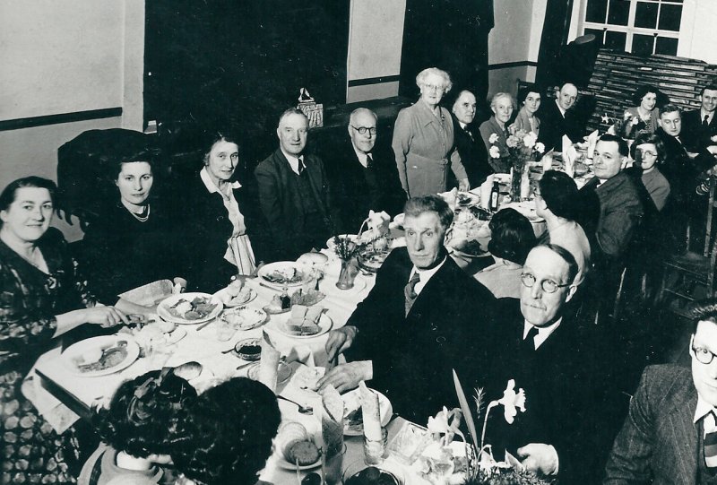 Timsbury Male Voice Choir annual dinner about 1950