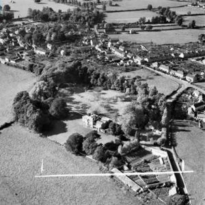 Aerial view of Parish's House 1952