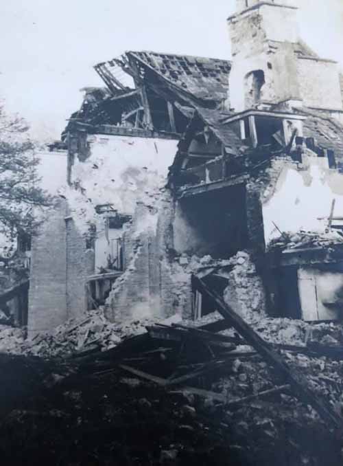 Demolition of Timsbury House in 1961