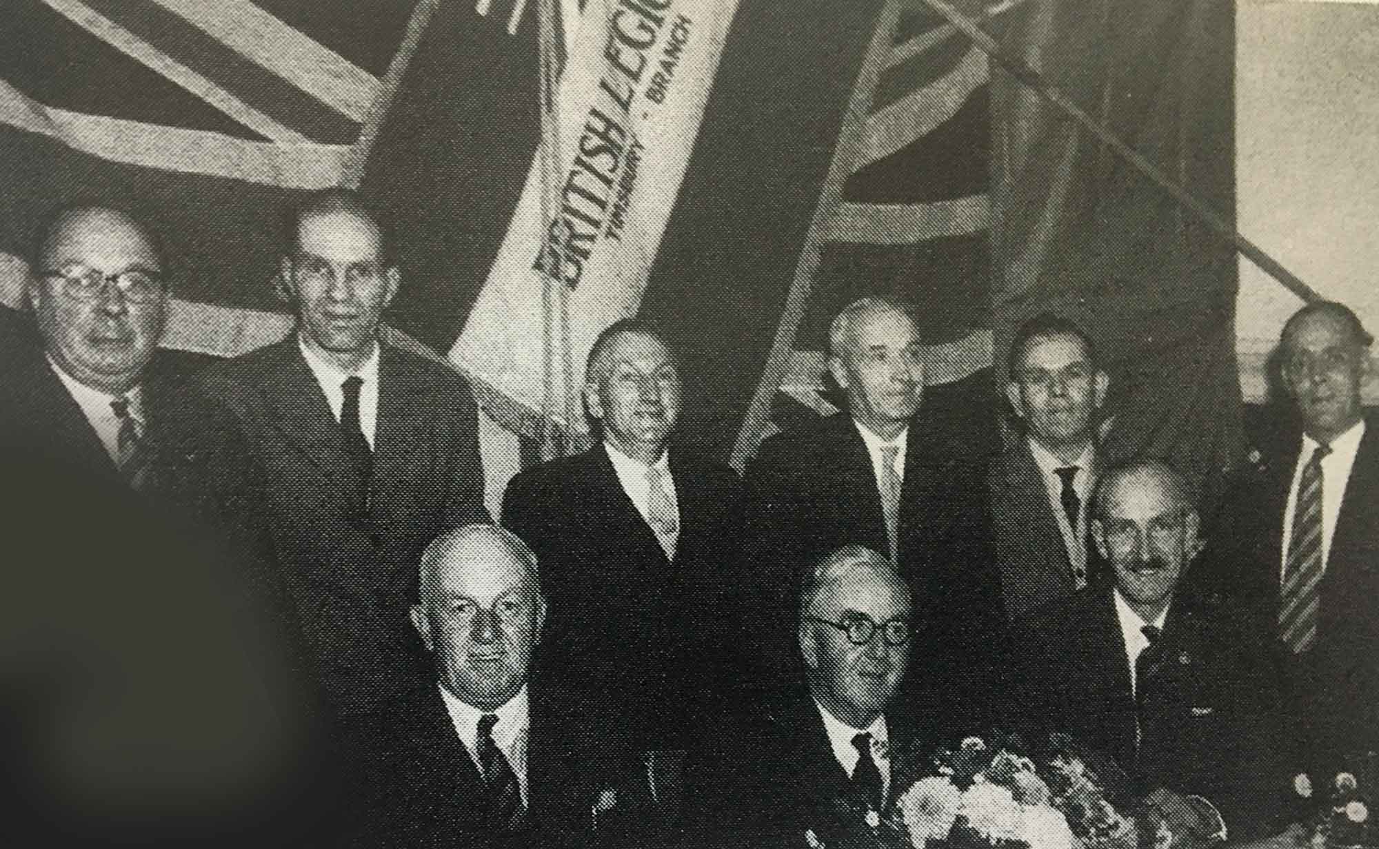 British Legion Officials and Committee 1950s